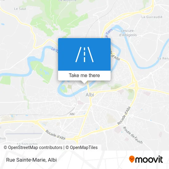 Rue Sainte-Marie map