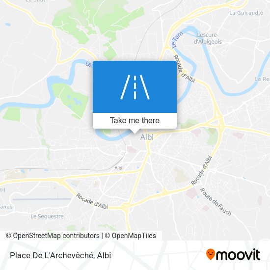 Place De L'Archevêché map