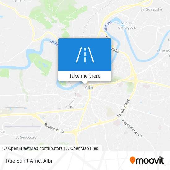 Rue Saint-Afric map