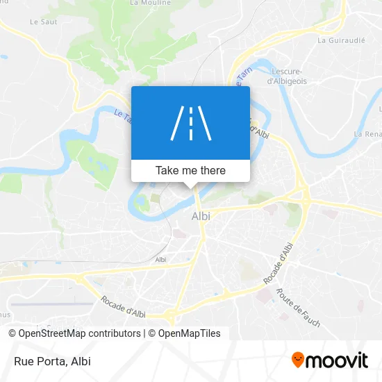 Rue Porta map