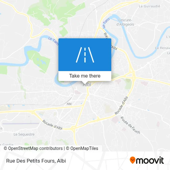 Rue Des Petits Fours map