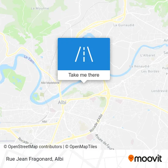 Rue Jean Fragonard map