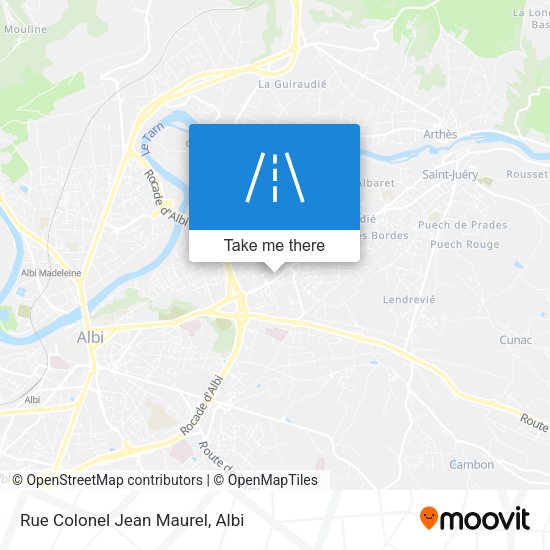 Rue Colonel Jean Maurel map