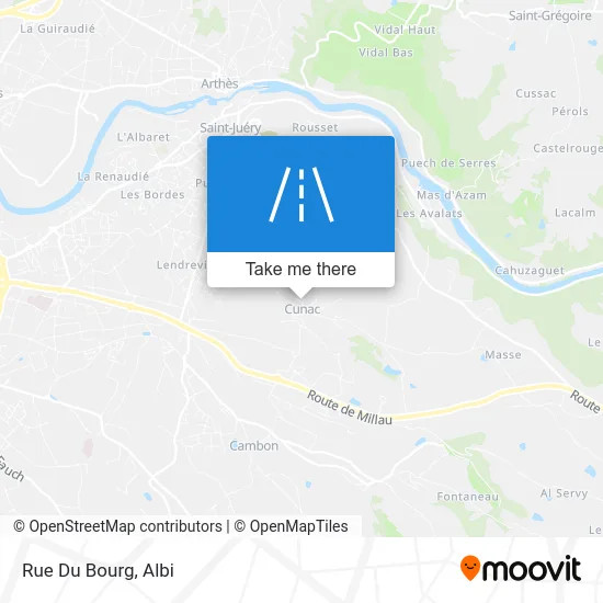 Rue Du Bourg map