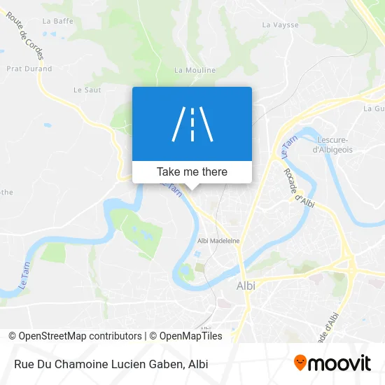 Rue Du Chamoine Lucien Gaben map