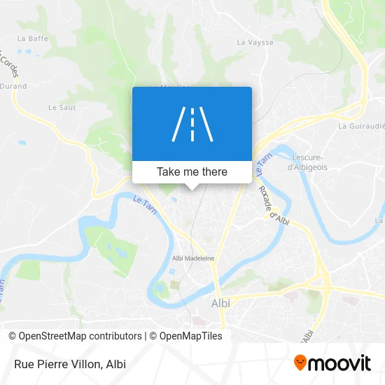 Rue Pierre Villon map