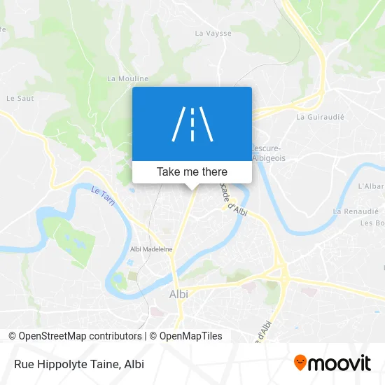 Rue Hippolyte Taine map