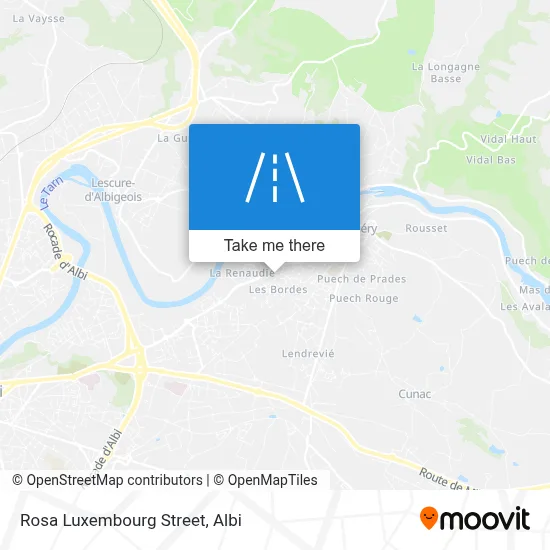 Rue Rosa Luxembourg map