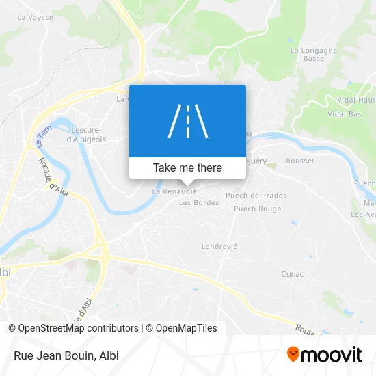 Rue Jean Bouin map