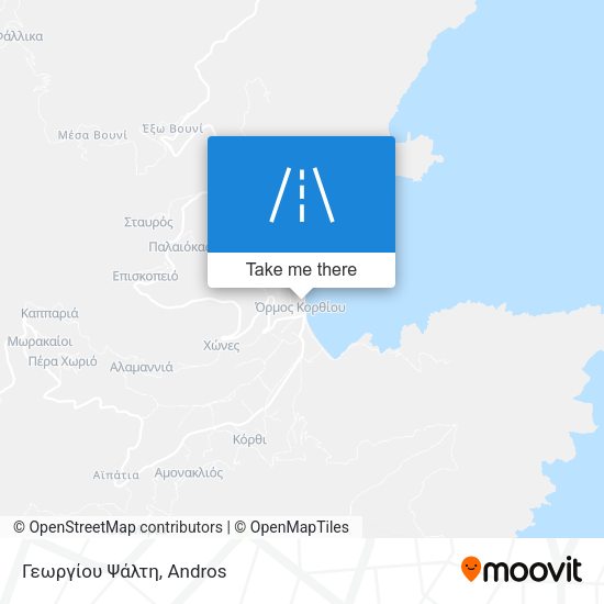 Γεωργίου Ψάλτη map