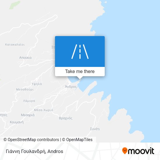 Γιάννη Γουλανδρή map