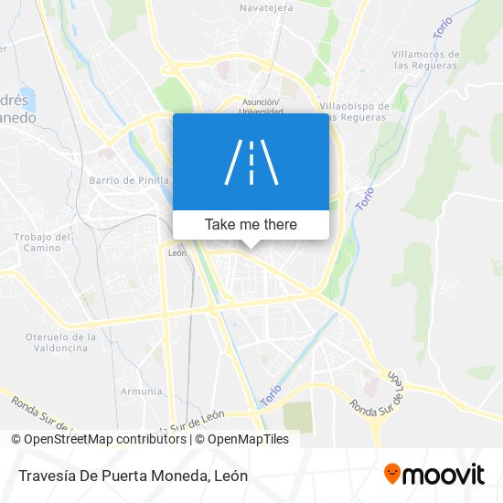 mapa Travesía De Puerta Moneda