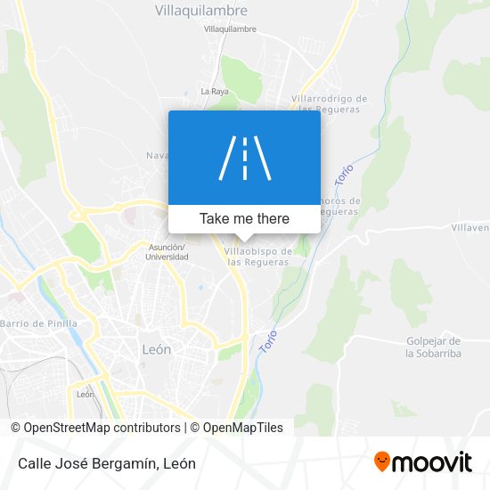 Calle José Bergamín map