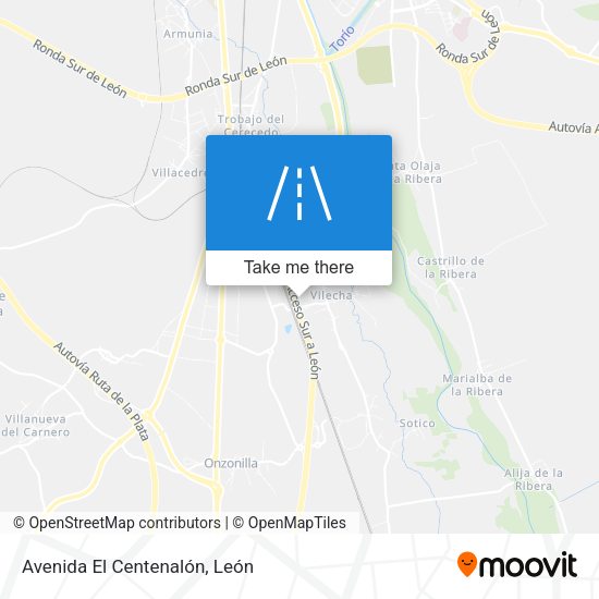 Avenida El Centenalón map