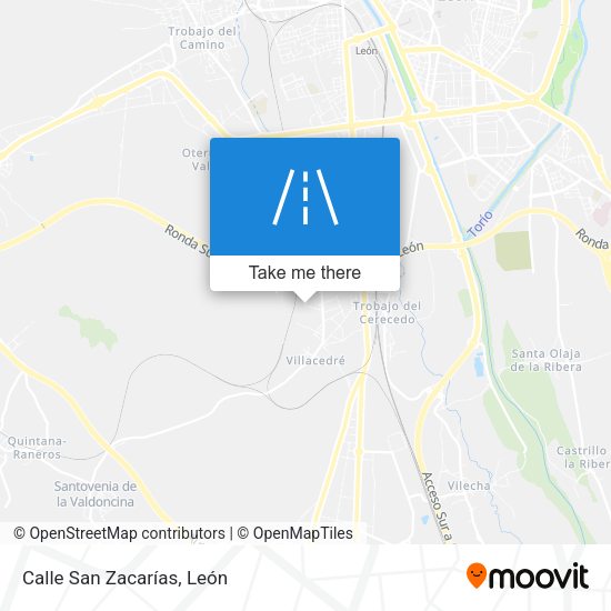 Calle San Zacarías map