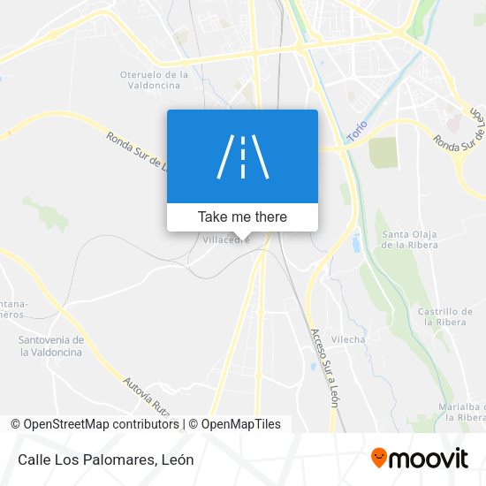 Calle Los Palomares map
