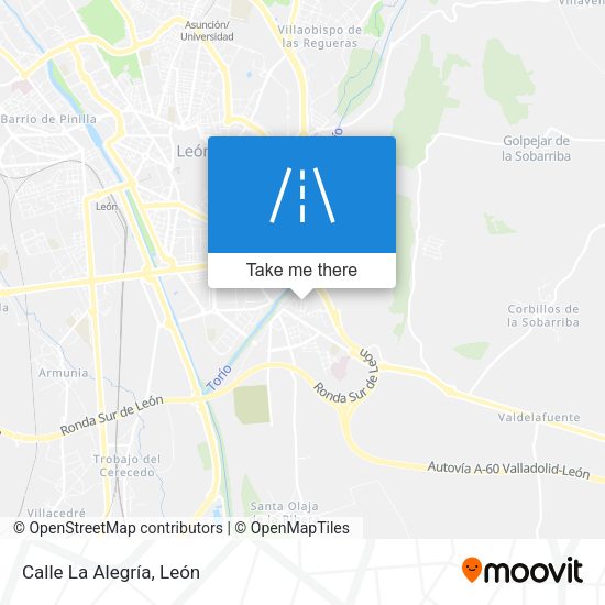 Calle La Alegría map