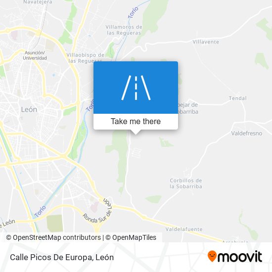 Calle Picos De Europa map