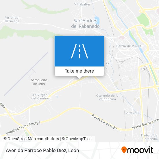 mapa Avenida Párroco Pablo Díez