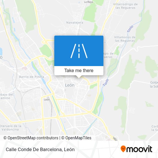 Calle Conde De Barcelona map