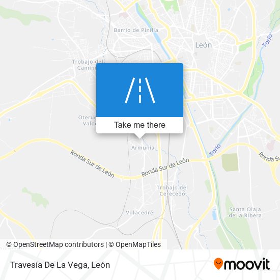 Travesía De La Vega map
