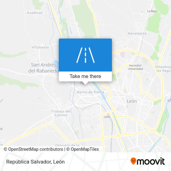 República Salvador map