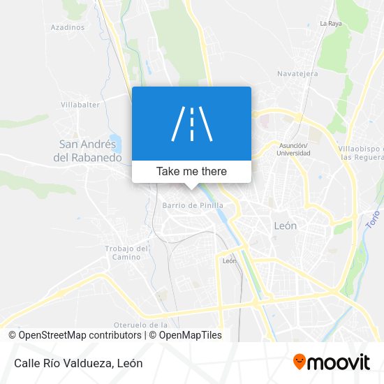 Calle Río Valdueza map