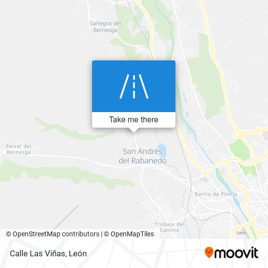 Calle Las Viñas map