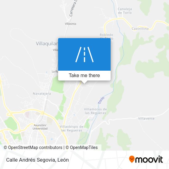 Calle Andrés Segovia map