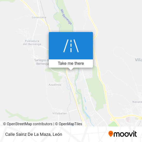 Calle Sainz De La Maza map