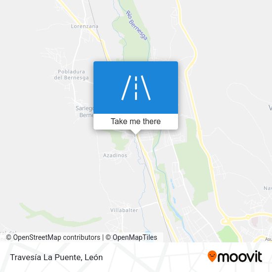 Travesía La Puente map