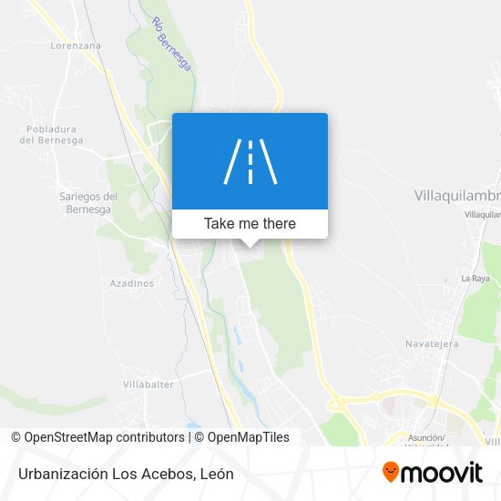 Urbanización Los Acebos map