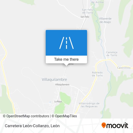 Carretera León-Collanzo map