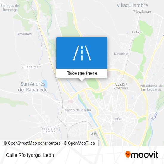 Calle Río Iyarga map