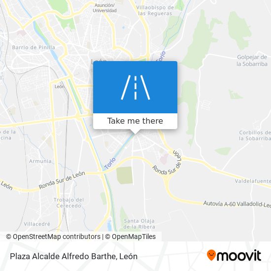 mapa Plaza Alcalde Alfredo Barthe