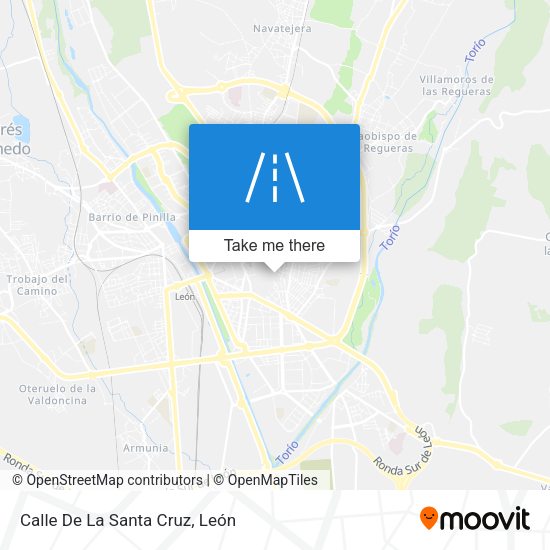 Calle De La Santa Cruz map