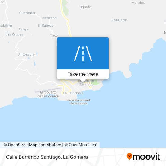 Calle Barranco Santiago map