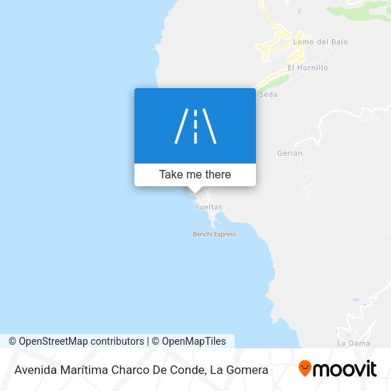 Avenida Marítima Charco De Conde map