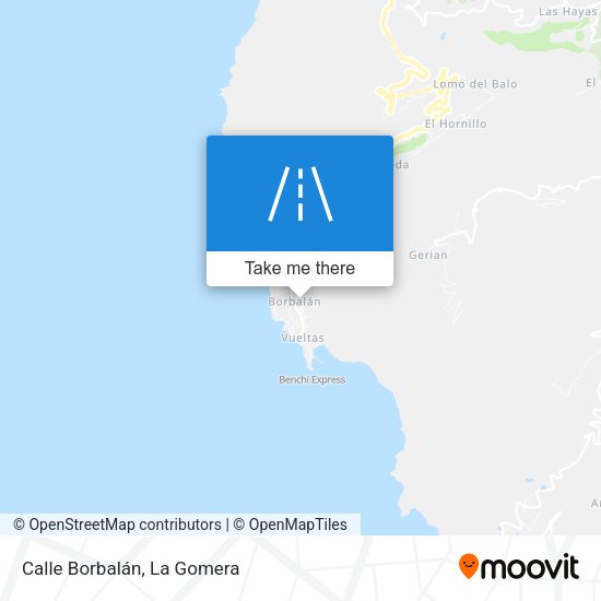 Calle Borbalán map