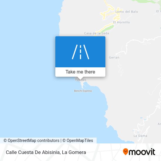 Calle Cuesta De Abisinia map