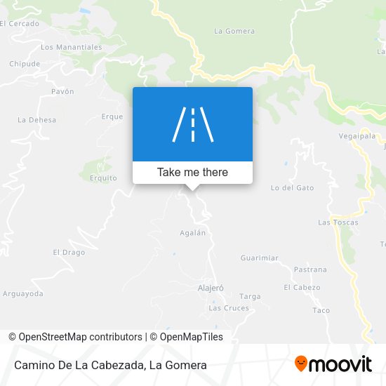 Camino De La Cabezada map