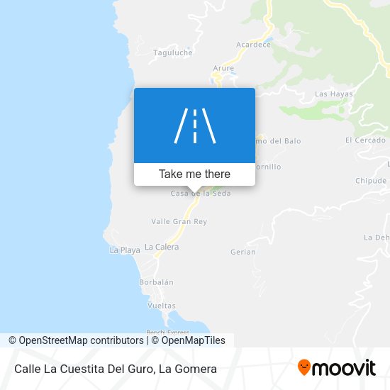 Calle La Cuestita Del Guro map