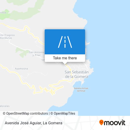 Avenida José Aguiar map