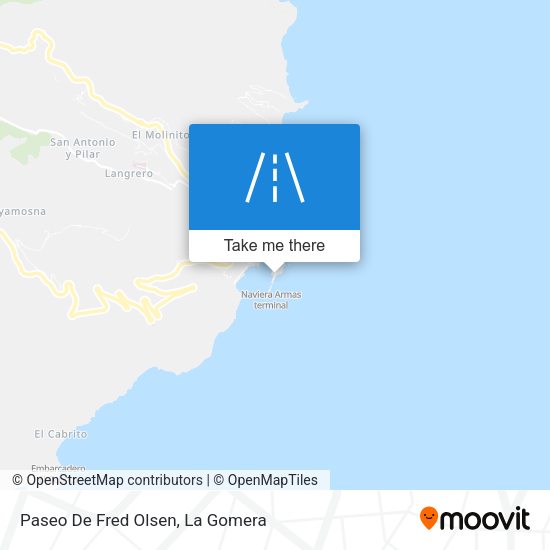 Paseo De Fred Olsen map