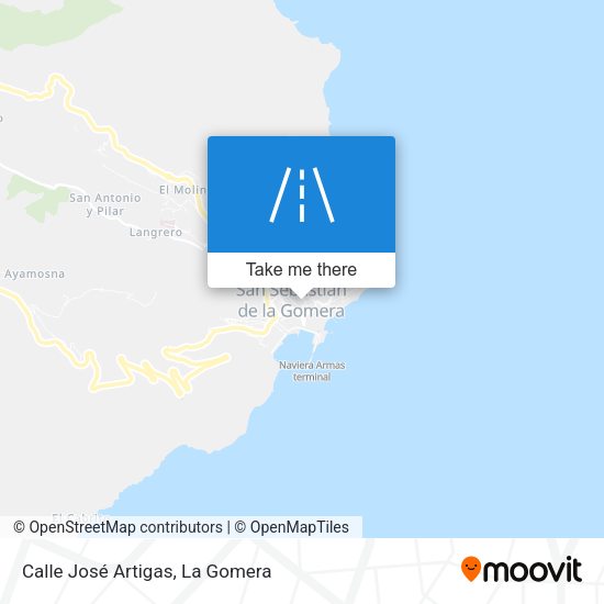 Calle José Artigas map