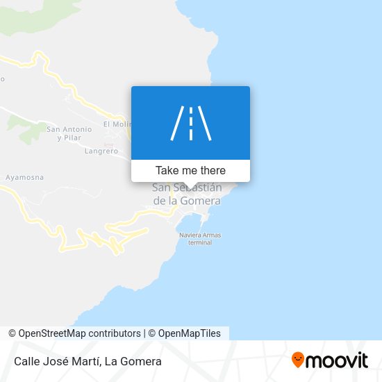 Calle José Martí map