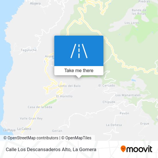 Calle Los Descansaderos Alto map