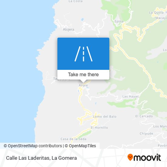 Calle Las Laderitas map