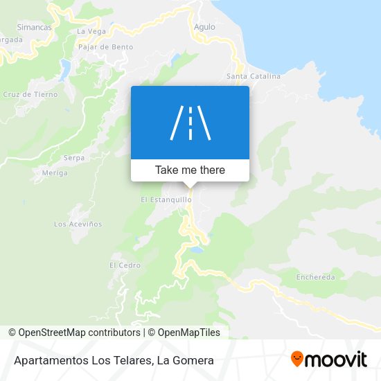 Apartamentos Los Telares map