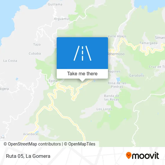 Ruta 05 map